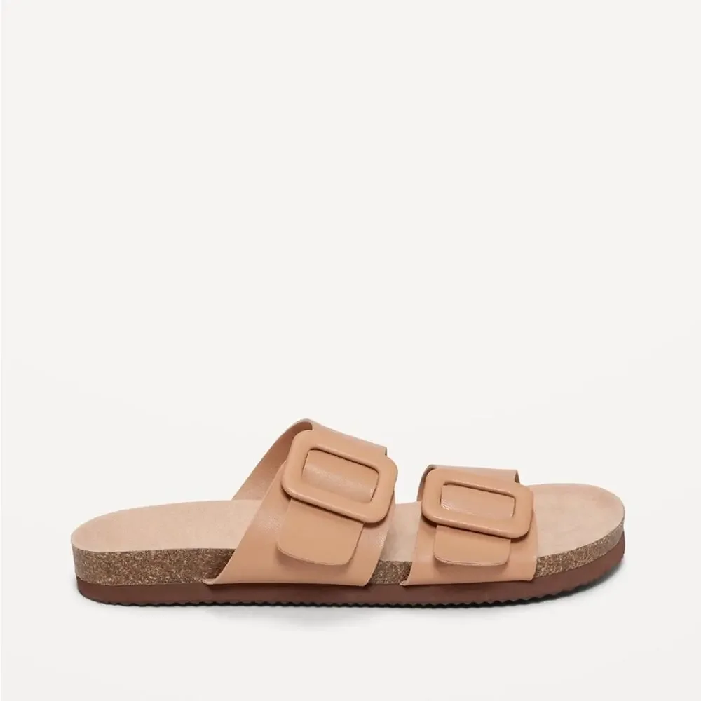 Old Navy Adobe Clay Double-Strap Earth Sandal